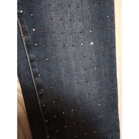 Bebe Jeans Ladies 16W Heartbreaker Skinny Studded - Picture 4 of 8